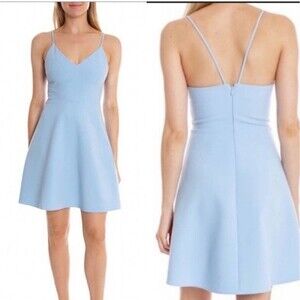 Likely Austin Mini Fit & Flare Bluebel Dress Size 4 Party Homecoming Dance